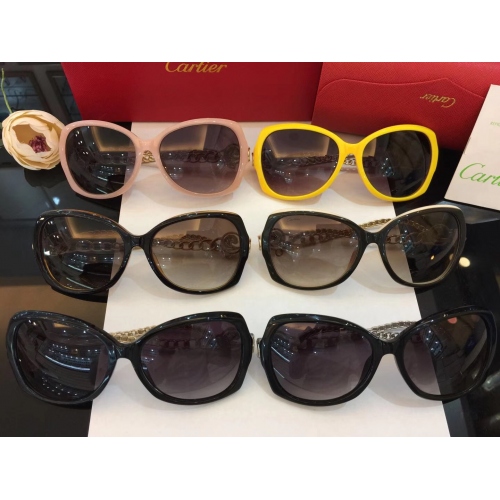 Replica Cartier AAA Quality Sunglasses #373026 $54.00 USD for Wholesale