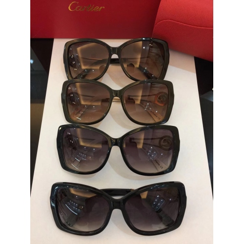 Replica Cartier AAA Quality Sunglasses #373040 $54.00 USD for Wholesale