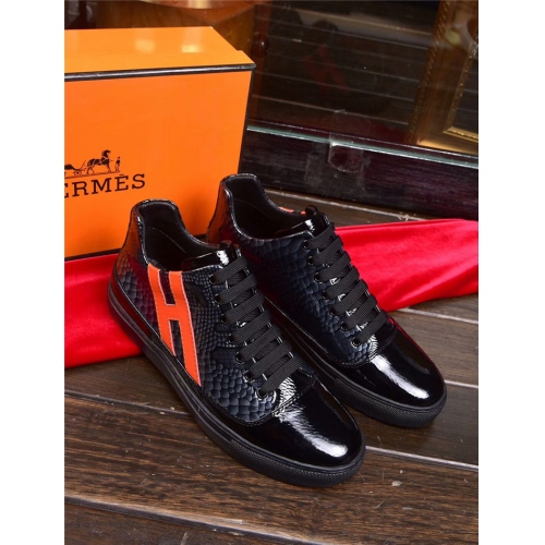 Hermes High Tops Shoes For Men #374238 $91.00 USD, Wholesale Replica Hermes Casual Shoes