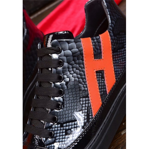 Replica Hermes High Tops Shoes For Men #374238 $91.00 USD for Wholesale