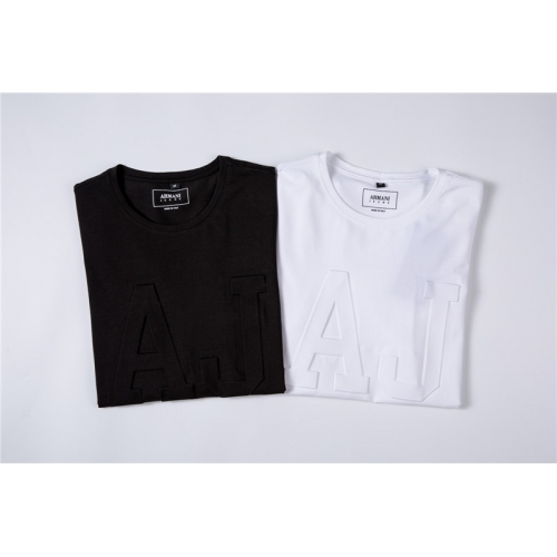 Replica Armani T-Shirts Short Sleeved For Men #375621 $21.80 USD for Wholesale