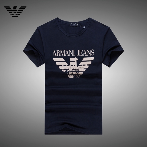 Armani T-Shirts Short Sleeved For Men #376466 $21.80 USD, Wholesale Replica Armani T-Shirts