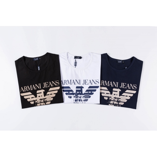 Replica Armani T-Shirts Short Sleeved For Men #376466 $21.80 USD for Wholesale