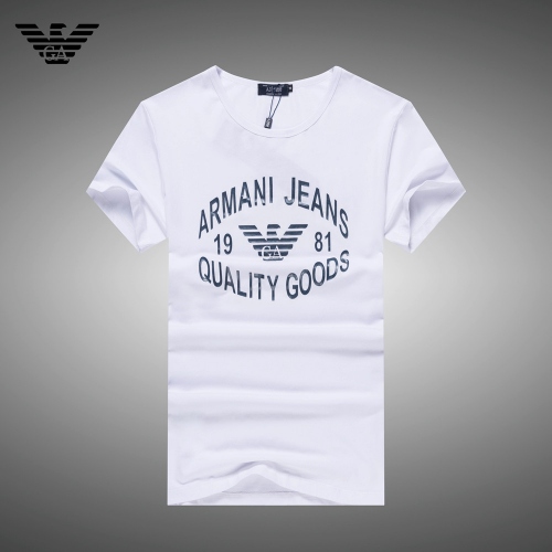 Armani T-Shirts Short Sleeved For Men #376468 $21.80 USD, Wholesale Replica Armani T-Shirts