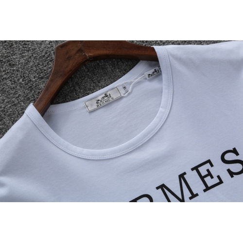 Replica Hermes T-Shirts Short Sleeved For Men #377075 $19.80 USD for Wholesale
