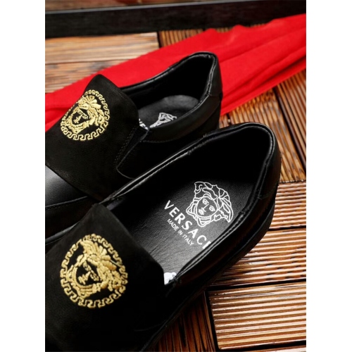 Replica Versace Casual Shoes For Men #377915 $85.00 USD for Wholesale