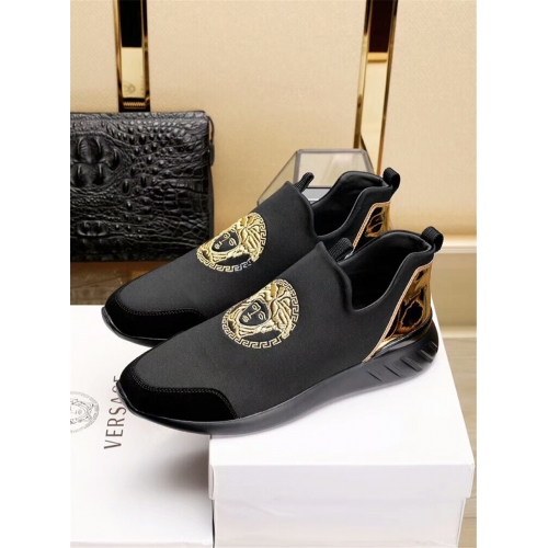 Replica Versace Casual Shoes For Men #377919 $85.00 USD for Wholesale