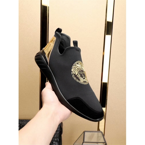 Replica Versace Casual Shoes For Men #377919 $85.00 USD for Wholesale