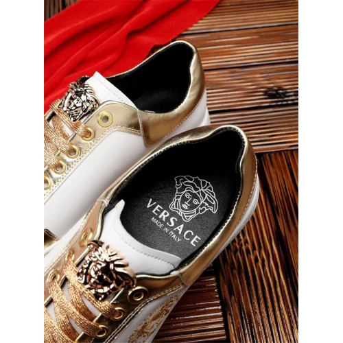 Replica Versace Casual Shoes For Men #377924 $85.00 USD for Wholesale