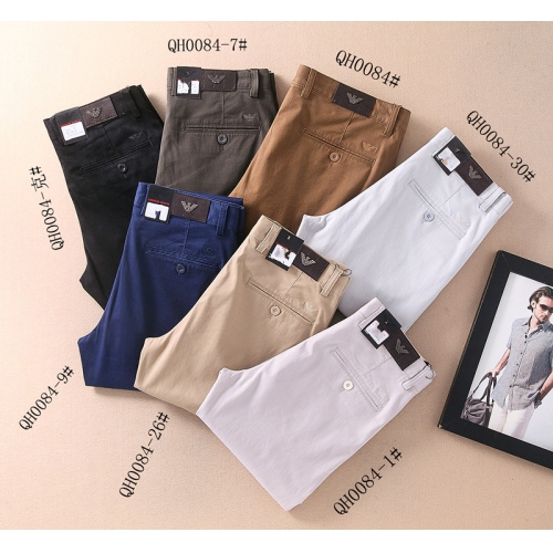 Replica Armani Pants For Men #378090 $44.00 USD for Wholesale