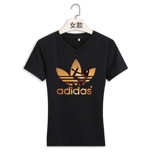 Adidas T-Shirts Short Sleeved For Women #379715 $18.00 USD, Wholesale Replica Adidas T-Shirts