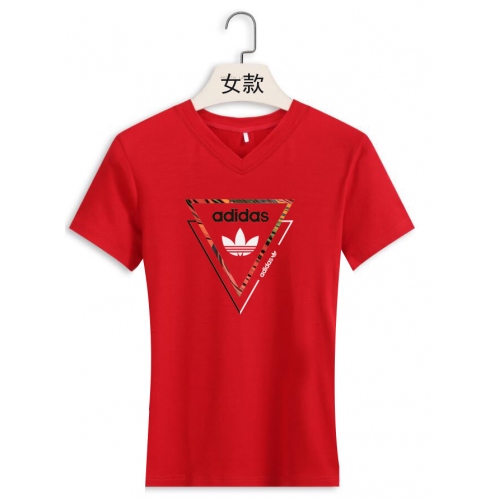 Adidas T-Shirts Short Sleeved For Women #379733 $18.00 USD, Wholesale Replica Adidas T-Shirts