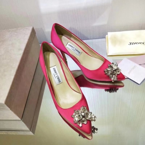 Jimmy Choo High-Heeled Shoes For Women #381330 $78.00 USD, Wholesale Replica Jimmy Choo High-Heeled Shoes