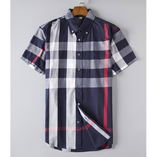 Byrberry Shirts Short Sleeved For Men #382517 $31.30 USD, Wholesale Replica Burberry Shirts