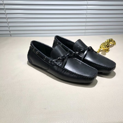 Replica Salvatore Ferragamo SF Leather Shoes For Men #388829 $89.00 USD for Wholesale