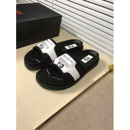 Y-3 Fashion Slippers For Men #388972 $64.00 USD, Wholesale Replica Y-3 Slippers