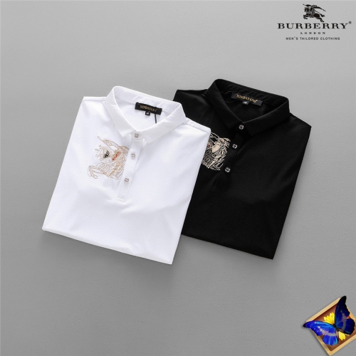 Replica Burberry T-Shirts Short Sleeved For Men #389225 $26.50 USD for Wholesale
