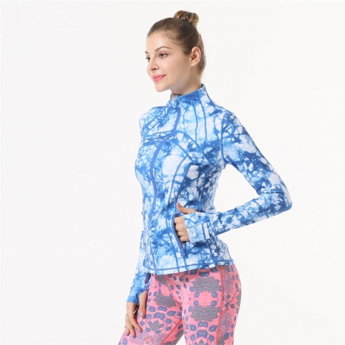 Replica Yoga Jackets Long Sleeved For Women #389631 $36.80 USD for Wholesale