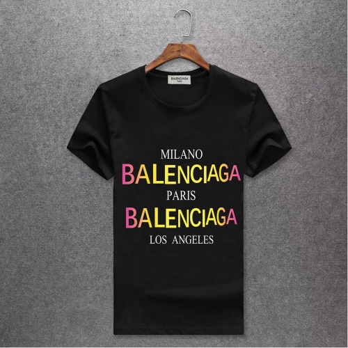 Balenciaga T-Shirts Short Sleeved For Men #390104 $21.80 USD, Wholesale Replica Balenciaga T-Shirts