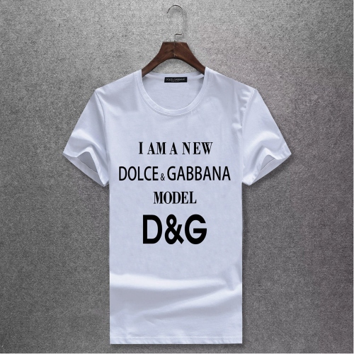 Dolce &amp; Gabbana D&amp;G T-Shirts Short Sleeved For Men #390108 $21.80 USD, Wholesale Replica Dolce &amp; Gabbana D&amp;G T-Shirts
