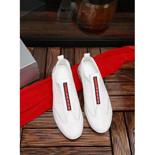 Replica Prada Casual Shoes For Men #392942 $80.00 USD for Wholesale