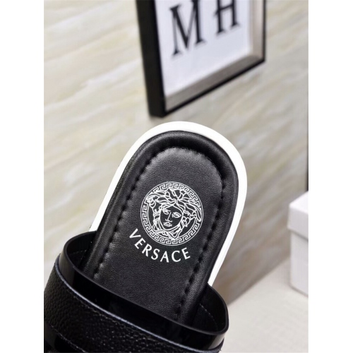 Replica Versace Slippers For Men #393158 $64.00 USD for Wholesale