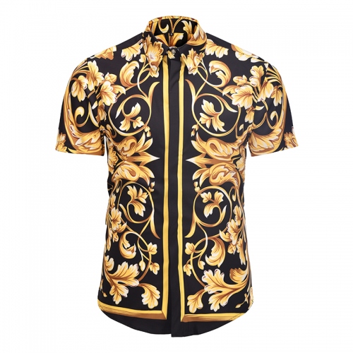 Versace Shirts Short Sleeved For Men #393220 $36.10 USD, Wholesale Replica Versace Shirts