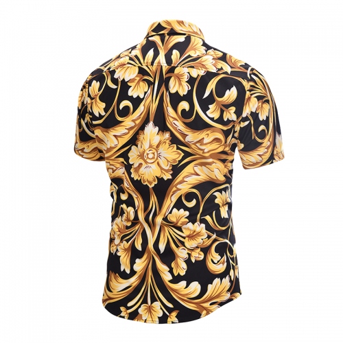Replica Versace Shirts Short Sleeved For Men #393220 $36.10 USD for Wholesale