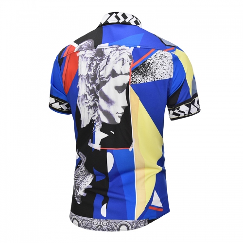 Replica Versace Shirts Short Sleeved For Men #393227 $36.10 USD for Wholesale