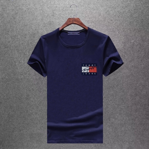Tommy Hilfiger T-Shirts Short Sleeved For Men #394147 $26.50 USD, Wholesale Replica Tommy Hilfiger TH T-Shirts