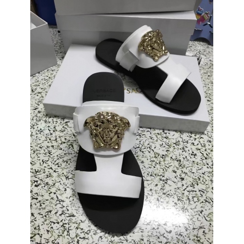 Versace Fashion Slippers For Women #395203 $65.00 USD, Wholesale Replica Versace Slippers