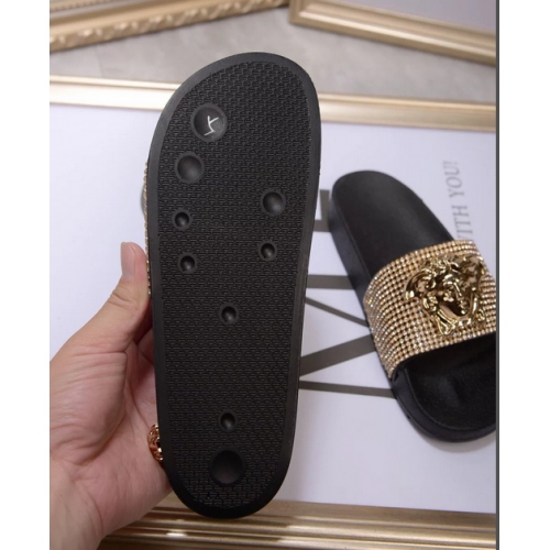 Replica Versace Fashion Slippers For Women #395209 $60.00 USD for Wholesale