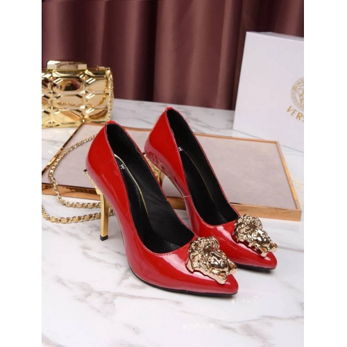 Replica Versace High-Heeled Shoes For Women #395272 $78.00 USD for Wholesale