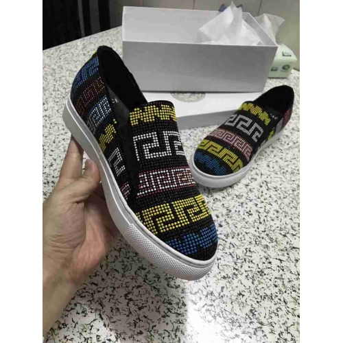 Replica Versace Casual Shoes For Women #395342 $82.00 USD for Wholesale