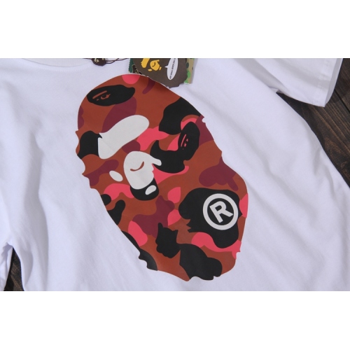Replica Bape T-Shirts Short Sleeved For Men #395352 $21.80 USD for Wholesale