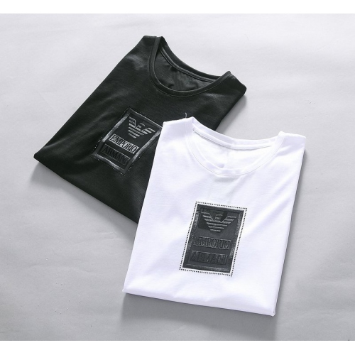 Replica Armani T-Shirts Short Sleeved For Men #396301 $31.30 USD for Wholesale