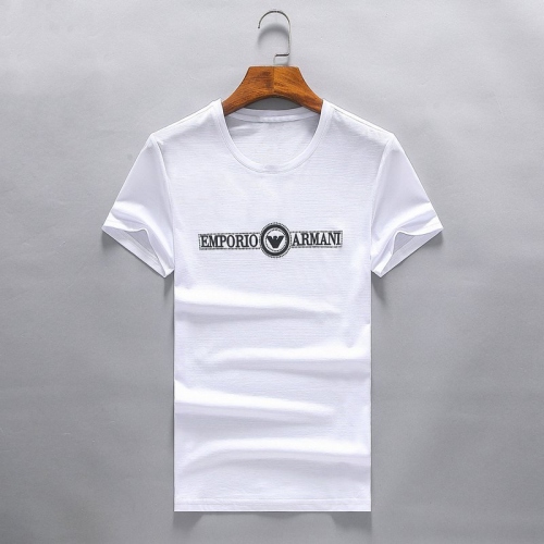 Armani T-Shirts Short Sleeved For Men #396303 $31.30 USD, Wholesale Replica Armani T-Shirts