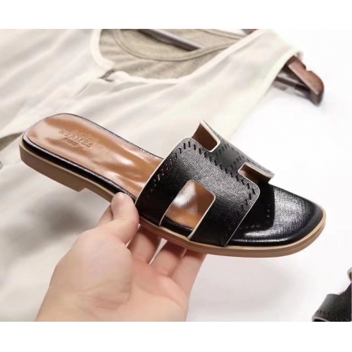 Hermes Fashion Slippers For Women #399062 $72.50 USD, Wholesale Replica Hermes Slippers