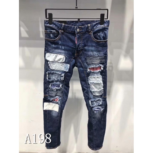 Dsquared Jeans For Men #399065 $64.00 USD, Wholesale Replica Dsquared Jeans