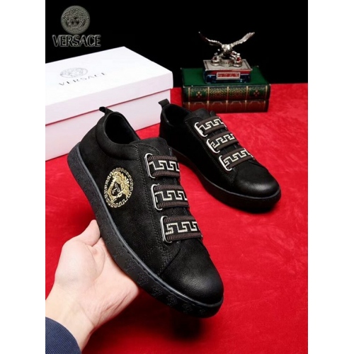 Replica Versace Casual Shoes For Men #399697 $82.00 USD for Wholesale