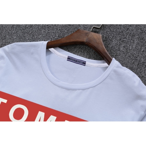 Replica Tommy T-Shirts Long Sleeved For Men #401392 $32.00 USD for Wholesale