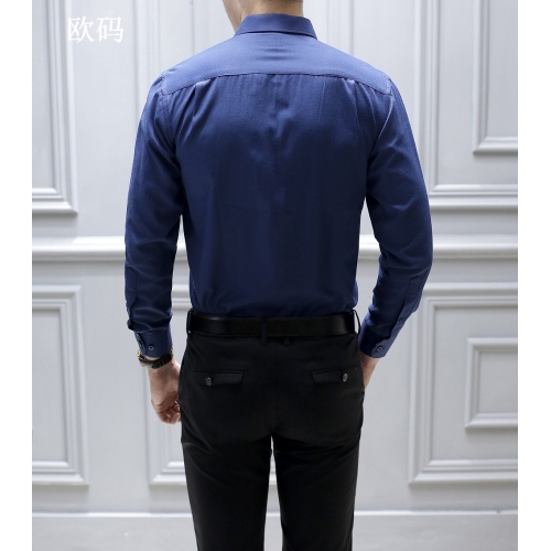 Replica Boss Shirts Long Sleeved For Men #401396 $34.50 USD for Wholesale