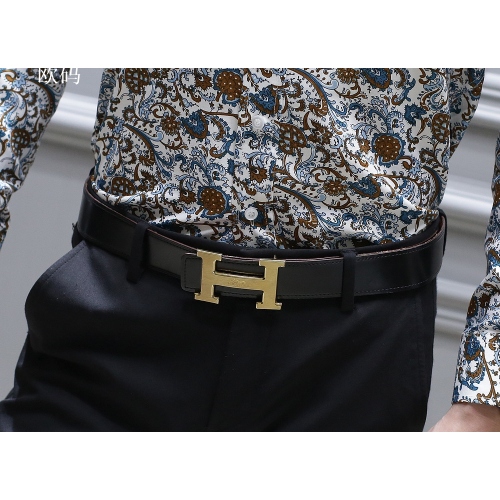 Replica Dolce & Gabbana D&G Shirts Long Sleeved For Men #401404 $34.50 USD for Wholesale