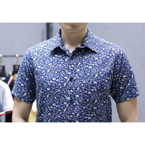Replica Dolce & Gabbana D&G Shirts Short Sleeved For Men #401454 $32.80 USD for Wholesale