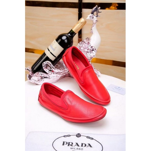 Prada Casual Shoes For Men #401598 $80.00 USD, Wholesale Replica Prada Flat Shoes