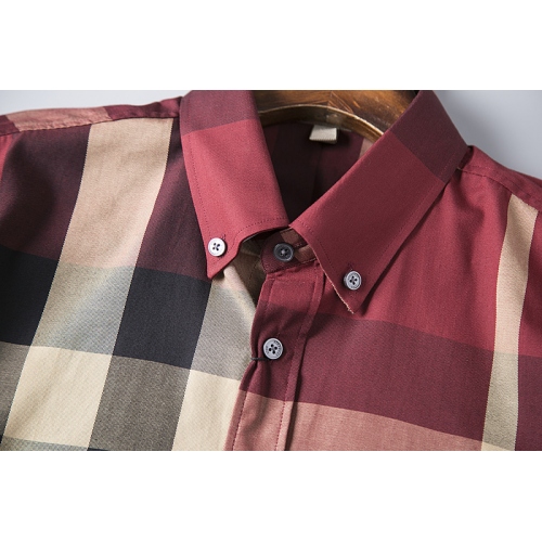 Replica Burberry Shirts Short Sleeved For Men #401615 $32.80 USD for Wholesale