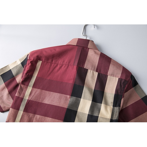Replica Burberry Shirts Short Sleeved For Men #401615 $32.80 USD for Wholesale