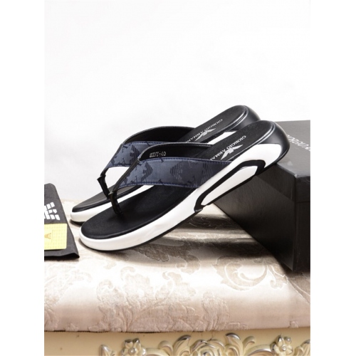Replica Armani Fashion Slippers For Men #402360 $60.00 USD for Wholesale