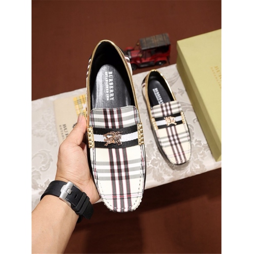 Replica Burberry Leather Shoes For Men #402364 $78.00 USD for Wholesale
