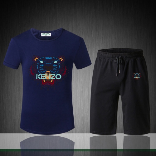 Kenzo Tracksuits Short Sleeved For Men #402492 $50.00 USD, Wholesale Replica Kenzo Tracksuits